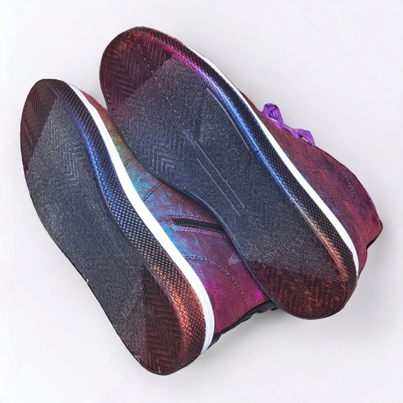 Steve Madden Sneakers Multi-Colored  Mid-Top US Youth Sz 4/Womens Sz 6 NEW - Picture 4 of 9